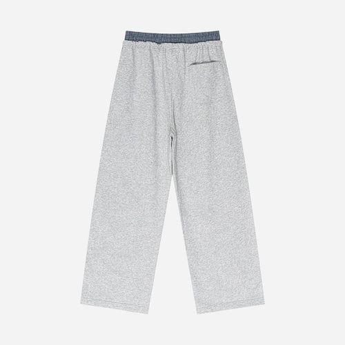 Gray sweatpants on a white background