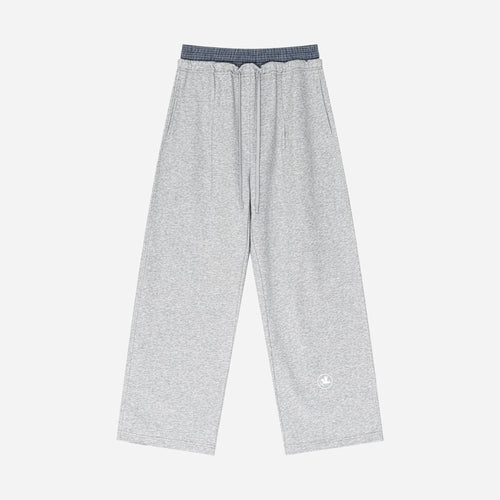 Gray sweatpants on a white background